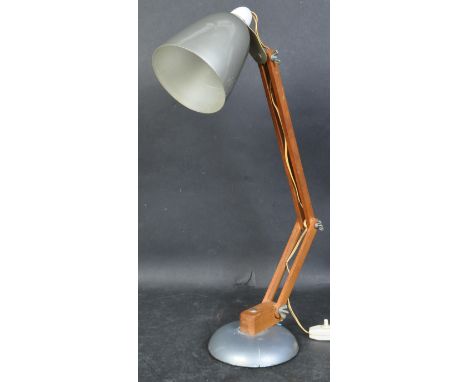 Terence Conran - Habitat - Mac Lamp No.8 - A retro vintage 1960's adjustable anglepoise desk / table work lamp light. The lam