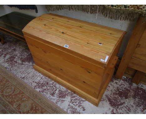 Large dome top pine trunk