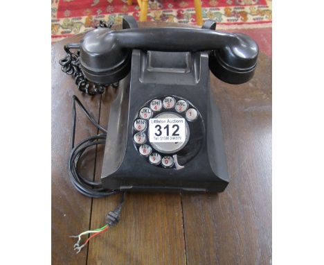 Vintage bakelite telephone