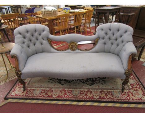 Well shaped Victorian sofa