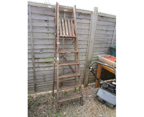 Wooden step ladder