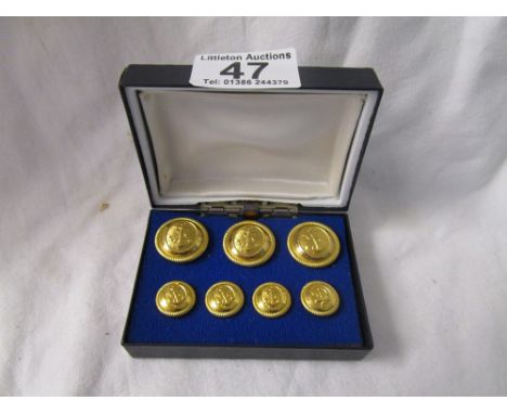Cased Royal Navy buttons