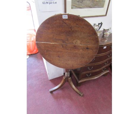 Early oak tripod table