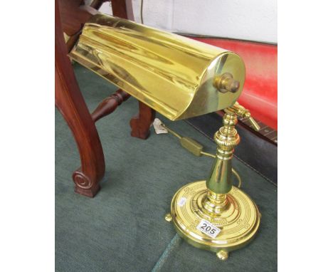 Brass desk lamp in working order