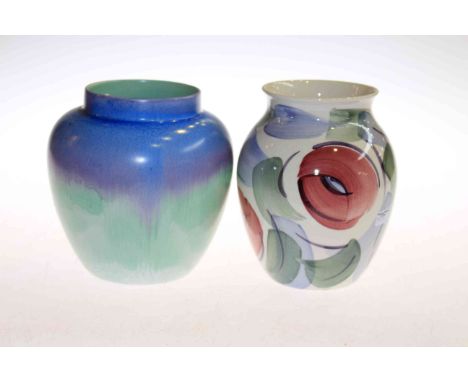 Shelley and Poole art pottery vases (2)