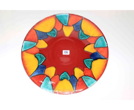Poole pottery wall charger, 39cm diameter