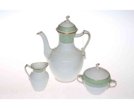 Royal Copenhagen twenty-eight piece tea service, no. 952/1870