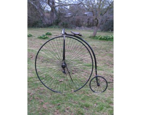 *A circa 1884 Starley & Sutton 'Meteor No 2' 52-inch Ordinary. A good original bicycle,  having 3/4-inch crescent rims, 28-in