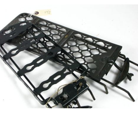 *A J Lucas Ltd., 'Favorite' rear rack for a bicycle, circa 1910,  together with another similar period rack, both with mounti