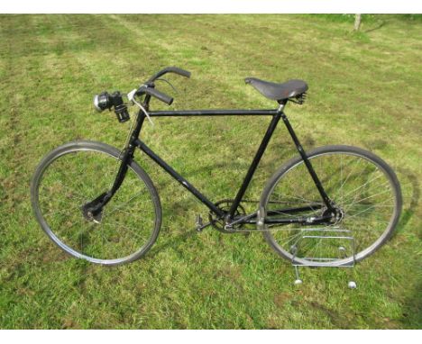 *A New Hudson gentleman's roadster having a 24-inch frame,  28-inch chromium-plated Westwood rims, expanding hub brakes back 