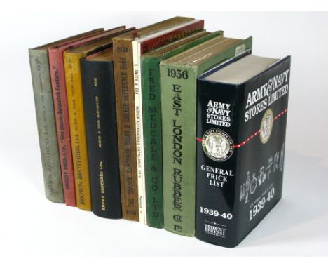 Motor Factors Catalogues. Brown Brothers for 1929, 1938 and 1958 and company history booklet, Hobday Bros Ltd., 1926-7, East 