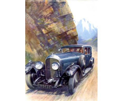 Bentley 6 1/2-Litre. Dated October 1928, a large format brochure (Catalogue 27) of 36 pp.,  a prestigious brochure, from it i