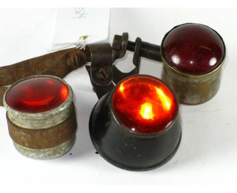 *Three bicycle reflectors, a Lucas version, an R. H. Lea and a Victoria   (3)