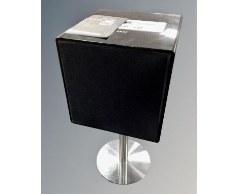 A bluetooth cube speaker.