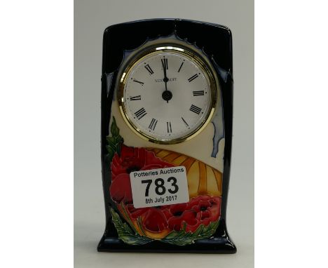 Moorcroft Forever England clock designer Vicky Lovatt height 16cm 