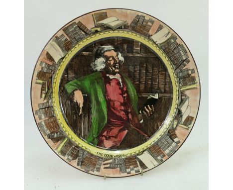 Royal Doulton rare plate The Bookworm D5905 from the professional series