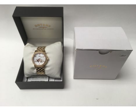A boxed ladies automatic rotary wrist watch