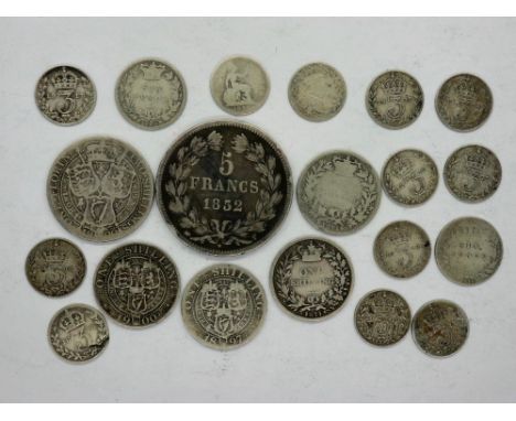 Silver pre 1920 silver coins, 78g. P&amp;P Group 0 (£5+VAT for the first lot and £1+VAT for subsequent lots) 