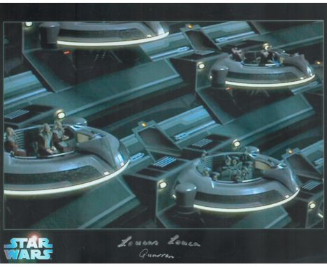 Luca Lucas signed 10x8 inch Star Wars colour promo photo. Good condition. All autographs come with a Certificate of Authentic