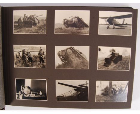 A fascinating and original WWII Second World War Nazi German soldiers photograph album. Filled with interesting photographs, 