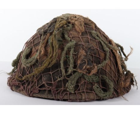 Falklands War Period British Steel Combat Helmet, good example of a 1972 dated turtle pattern helmet complete with its origin