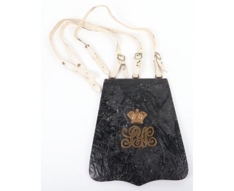 Regimentally Important Shropshire Yeomanry Cavalry Undress Sabretache Attributed to Hon Colonel George Ralph Charles Ormsby-G