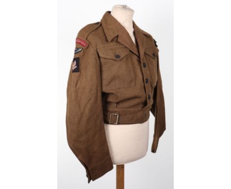 British Rifle Brigade / Artists Rifles (21st Special Air Service) S.A.S Battle Dress Blouse 1947-56, good untouched example o