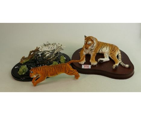 Lenox Limited Edition Figure River of the Tiger: together with similar unbranded item(2) 