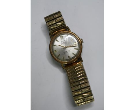 A vintage gentlemans Oris wrist watch. Face. Dia.3.5cm. 