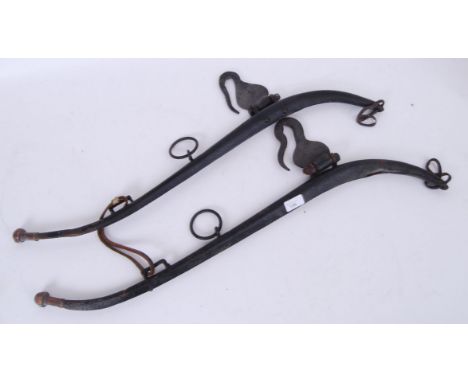  A Shire / plough horse tack with leather straps. POSTAGE: Worldwide postage / delivery available on all items. Combined post