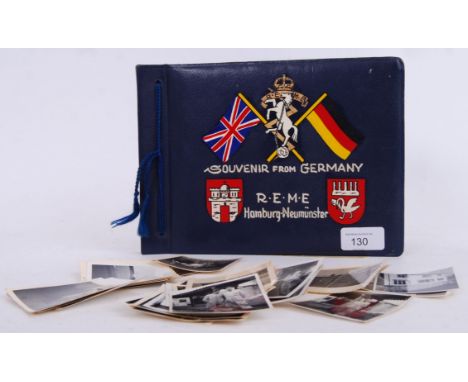An original WWII / possibly post-war photograph album - 'A Souvenir From Germany,' featuring many original and candid photogr