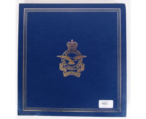 A fabulous presentation album based on the Royal Canadian Airforce pilots. Entire album of fact sheets and medal details etc 