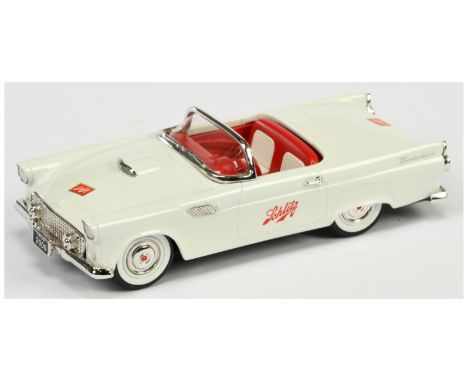 Durham Classics No.DC-33 1955 Ford Thunderbird Schlitz - white body - Mint in Excellent Plus box - Made in Canada - complete 