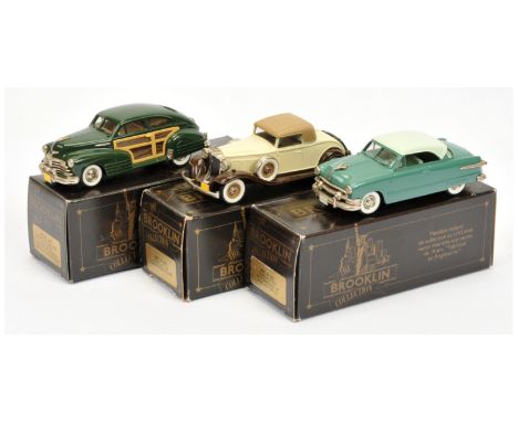 Brooklin BRK74 1:43 - Cadillac Convertible 1947 Vert Foncé - Collection Très Bon état