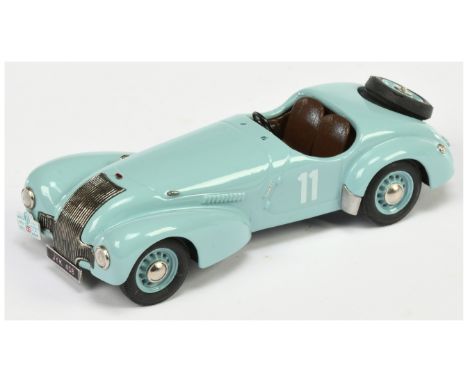 Kenna Models 89 Allard K1 - light blue - Mint (signs are in a clear plastic bag), in Near to Mint box.
