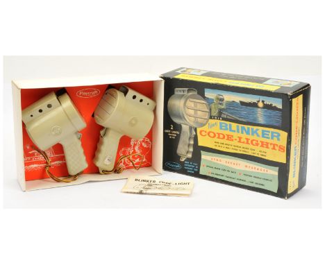 Playcraft Navy Blinker Morse code lights, contains 2 x hand held battery operated lights for flashing Morse code signals (unt