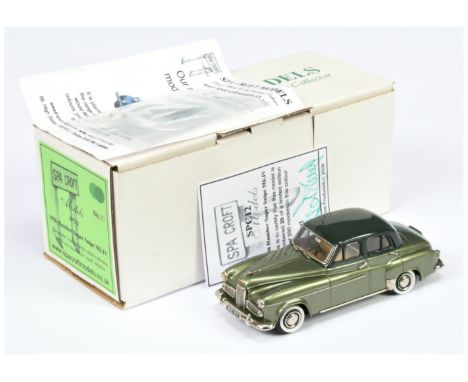 SPA CROFT Models SPC12 1956 Humber Super Snipe MK.IV - dark green and light metallic green body - complete with certificate t