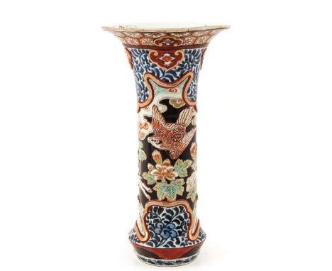 Depicting hawk hunting rabbit, 39 cm. tall. 