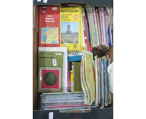 Quantity of Ordnance Survey maps (1 box)