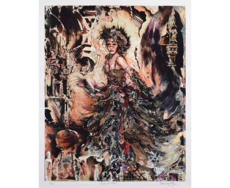 Stephen Moss-Horton (British 20th/21st century) "The House of Cards", signed, titled and numbered 233/275 in pencil in the ma