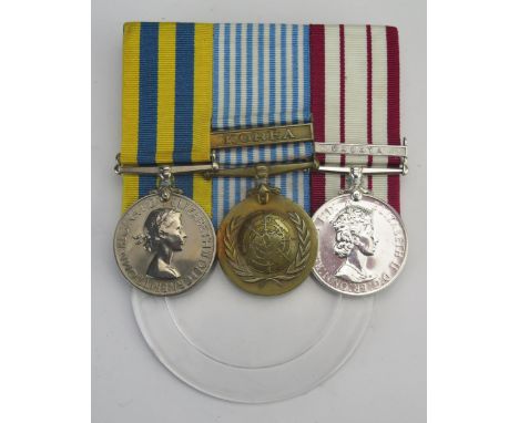 A Korean trio to P/SXX830853. R. F. Butler. A.B.R.N. with Korea clasp, Naval General Service Medal with Malaya clasp. (3). 