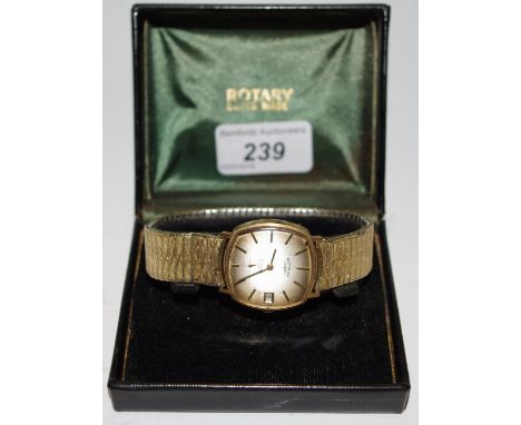 A 9ct gold gentleman's Rotary watch