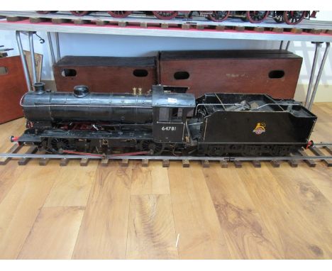 A 5" gauge 0-6-0 LNER J39/8 steam locomotive and tender, was used regularly but developed a problem with the driving axle whi