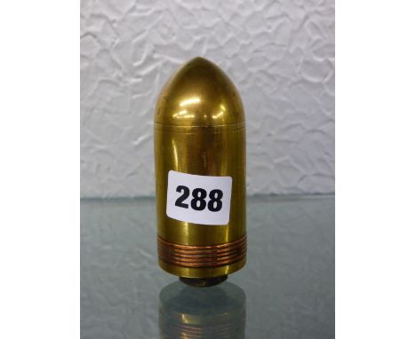 TRENCH ART TABLE LIGHTER IN THE FORM OF A BULLET 10CM APPROXIMATELY