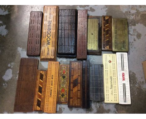 Collection cribbage boards
