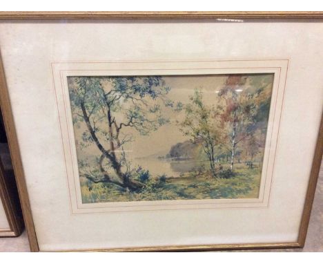 Pair H. R. Wilkinson signed watercolour studies- September Calm and Calm Coniston, together with other pictures and prints