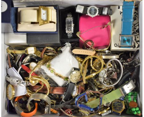 Watches - a vintage lady's gold plated bracelet watch; others, assorted, including Pulsar, Casio, Timex, Sekonda, Oasis, Avia