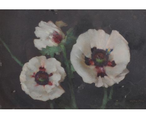 Walter Vaes (1882-1958) Belgian. Still Life of Flowers, Oil on Panel, Signed, 9" x 13.25".