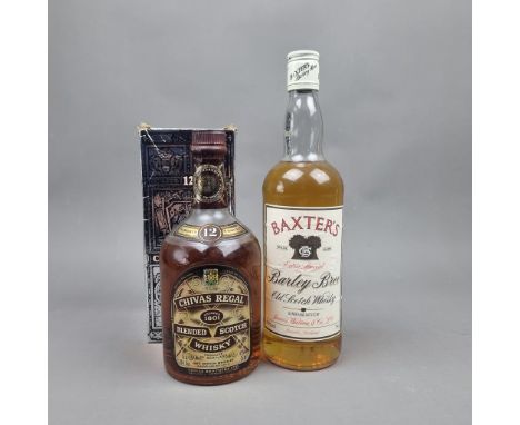 2 Bottles Blended Whisky to include:   Baxter's Barley Bree Scotch Whisky 1980's 75cl  Chivas Regal 12 Year Old - 1970's - 26