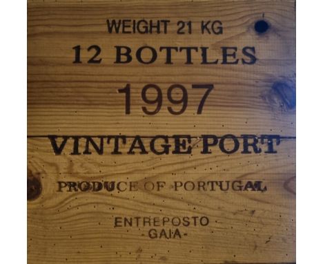 Dow's 1997 Vintage Port - 12 Bottles in sealed OWC  